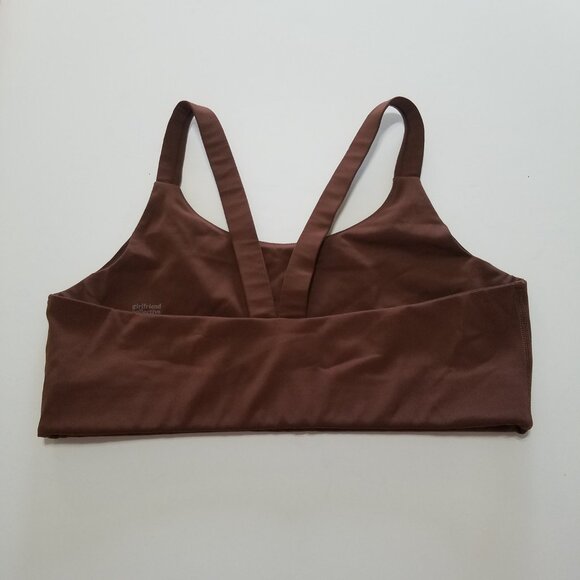 Girlfriend Collective Bundle Unlined Sports Bras Orange and Brown Size L - Picture 4 of 9